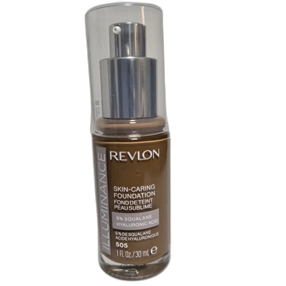 Revlon New Illuminance Skin Caring Liquid Foundation Sand 505 Makeup Skincare
